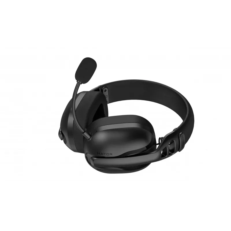 HATOR Hyperpunk 3 bezprzewodowego zestawu słuchawkowego Wired & Wireless Head-band Gaming USB Type-C / USB Type-A Bluetooth Czarny
