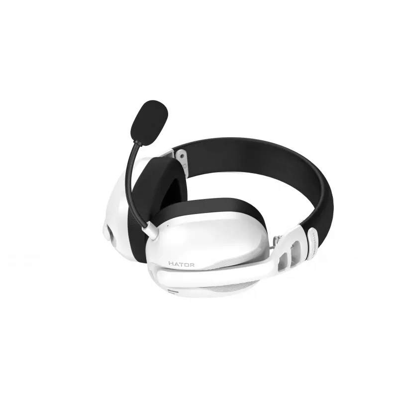 HATOR Hyperpunk 3 bezprzewodowego zestawu słuchawkowego Wired & Wireless Head-band Gaming USB Type-C / USB Type-A Bluetooth biały