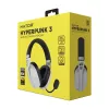 HATOR Hyperpunk 3 bezprzewodowego zestawu słuchawkowego Wired & Wireless Head-band Gaming USB Type-C / USB Type-A Bluetooth biały