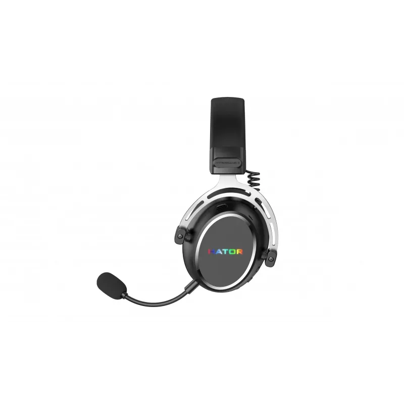 HATOR Hypergang 3 Wireless Zestaw słuchawkowy Head-band Gaming USB Type-C / USB Type-A Bluetooth Czarny