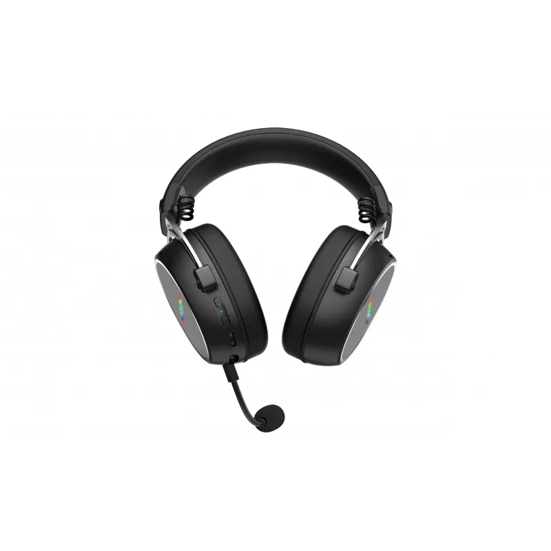 HATOR Hypergang 3 Wireless Zestaw słuchawkowy Head-band Gaming USB Type-C / USB Type-A Bluetooth Czarny