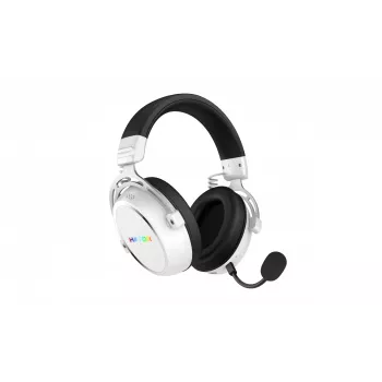 HATOR Hypergang 3 Wireless Zestaw słuchawkowy Nagłowny Gaming USB Type-C / USB Type-A Bluetooth Biały