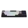 HATOR Rockfall 3 TKL Wireless, czarna, QMK/VIA, klawisze OMA profile biało-czarne klawiatura - liniowe przełączniki mechaniczne hotswap - US - układ ANSI (HTK850)