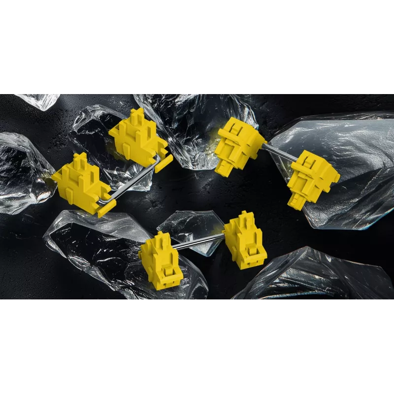 HATOR Rockfall 3 TKL Wireless, czarna, QMK/VIA, klawisze OMA profile biało-czarne klawiatura - liniowe przełączniki mechaniczne hotswap - US - układ ANSI (HTK850)