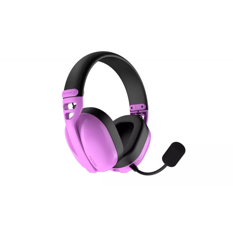 HATOR Hyperpunk 3 bezprzewodowego zestawu słuchawkowego Wired & Wireless Head-band Gaming USB Type-C / USB Type-A Bluetooth Fioletowy