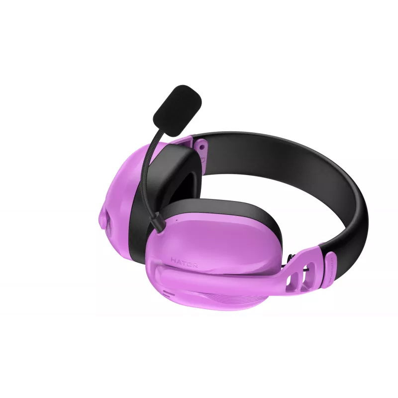HATOR Hyperpunk 3 bezprzewodowego zestawu słuchawkowego Wired & Wireless Head-band Gaming USB Type-C / USB Type-A Bluetooth Fioletowy
