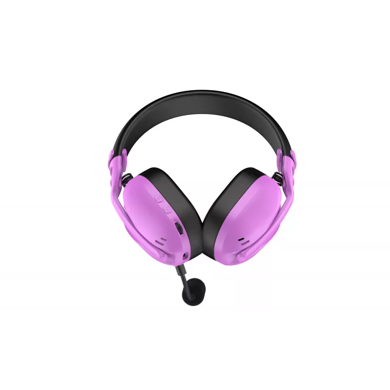HATOR Hyperpunk 3 bezprzewodowego zestawu słuchawkowego Wired & Wireless Head-band Gaming USB Type-C / USB Type-A Bluetooth Fioletowy