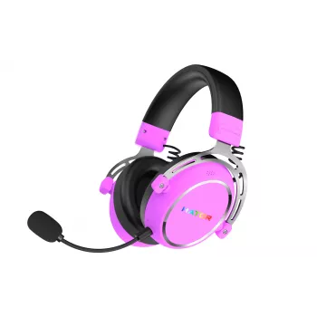 HATOR Hypergang 3 Wireless Zestaw słuchawkowy Nagłowny Gaming USB Type-C / USB Type-A Bluetooth Fioletowy