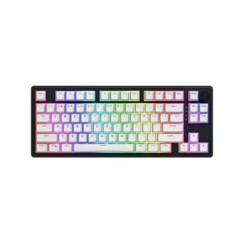Klawiatura HATOR Skyfall Wireless 80 Gaming USB + RF Wireless + Bluetooth QWERTY US English Czarna, Biała
