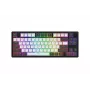 HATOR Skyfall Pro Wireless 80 klawiatura Gaming USB + RF Wireless + Bluetooth QWERTY US English Czarny, Szary