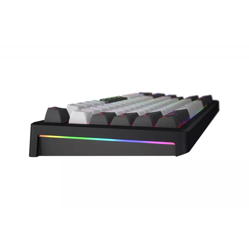 HATOR Skyfall Pro Wireless 80 klawiatura Gaming USB + RF Wireless + Bluetooth QWERTY US English Czarny, Szary