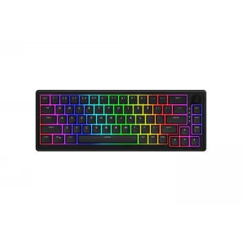 HATOR Skyfall 65 Wired, Mechanical, USB-C, Aurum Sterling, 70M kliknięć, RGB, Czarny, 790g