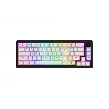 HATOR Skyfall Wireless 65 klawiatura Gaming USB + RF Wireless + Bluetooth QWERTY US English Czarny, Biały