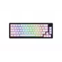 HATOR Skyfall Wireless 65 klawiatura Gaming USB + RF Wireless + Bluetooth QWERTY US English Czarny, Biały