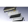 HATOR Skyfall Pro Wireless 65 klawiatura Gaming USB + RF Wireless + Bluetooth QWERTY US English Czarny, Szary