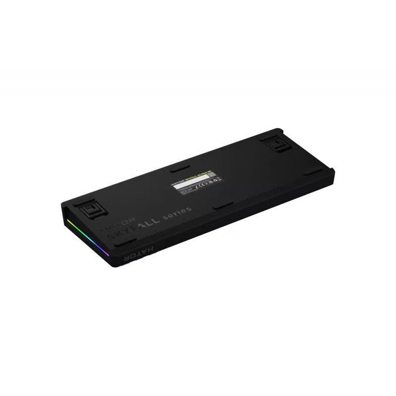 HATOR Skyfall 65 MAG ULTRA 8K klawiatura Gaming USB QWERTY US English Czarny, Biały