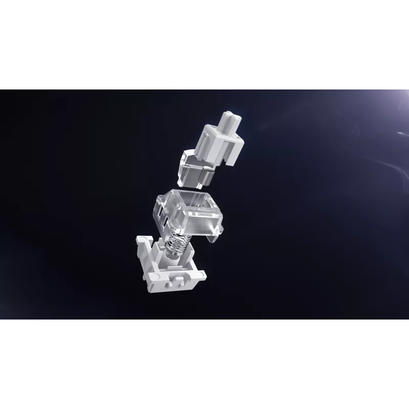 HATOR Skyfall 65 MAG ULTIMA 8K klawiatura bezprzewodowa Gaming USB + RF Wireless + Bluetooth QWERTY US English Czarny, Biały