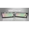 HATOR Skyfall Wireless 100 klawiatura Gaming USB + RF Wireless + Bluetooth QWERTY US English Czarny, Biały