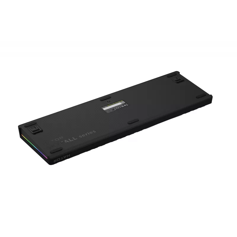 HATOR Skyfall Pro Wireless 100 klawiatura Gaming USB + RF Wireless + Bluetooth QWERTY US English Czarny, Szary