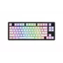 HATOR Skyfall 80 MAG ULTRA 8K klawiatura Gaming USB QWERTY US English Czarny, Biały