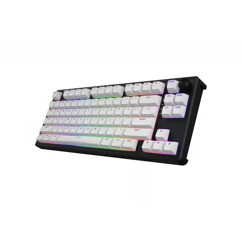 HATOR Skyfall 80 MAG ULTRA 8K klawiatura Gaming USB QWERTY US English Czarny, Biały