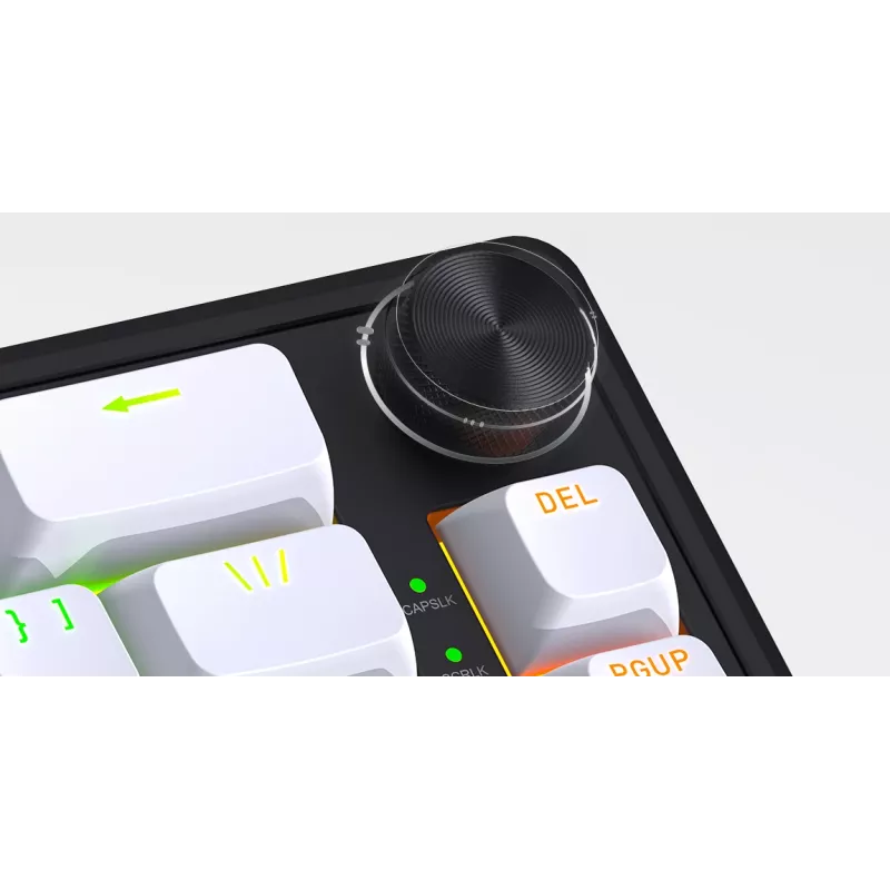 HATOR Skyfall 80 MAG ULTRA 8K klawiatura Gaming USB QWERTY US English Czarny, Biały