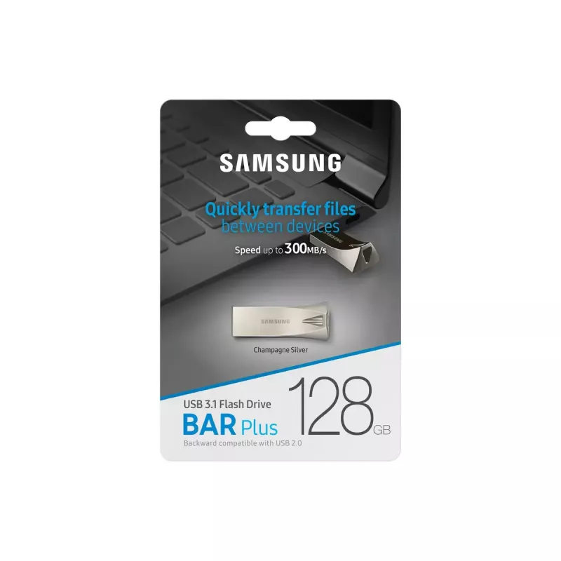 Samsung MUF-128BE pamięć USB flash 128 GB USB typu-A 3.2 Gen 1 (3.1 Gen 1) srebrny