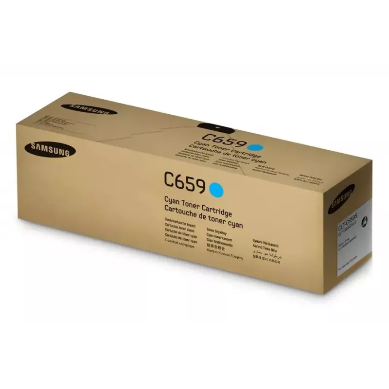 Kaseta z tonerem Samsung CLT‑C659S Oryginalny cyjan, laserowa, 20 000 stron, 1 szt.