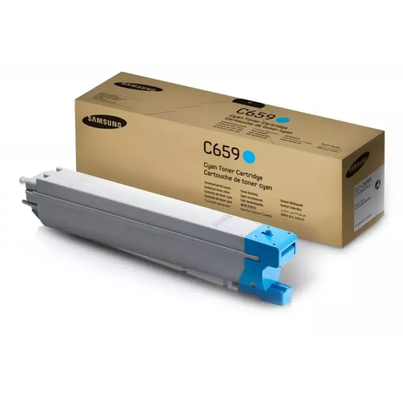 Kaseta z tonerem Samsung CLT‑C659S Oryginalny cyjan, laserowa, 20 000 stron, 1 szt.