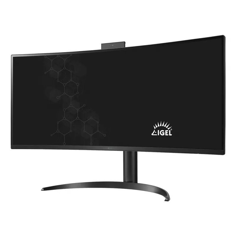 LG 34CR651I-6P All-in-One PC/stacja robocza Intel® Pentium® srebrny N6005 86,4 cm (34 cale) 3440 x 1440 piksele All-in-One cienki klient 8 GB DDR4-SDRAM 16 GB eMMC Wi-Fi 6 (802.11ax) Czarny
