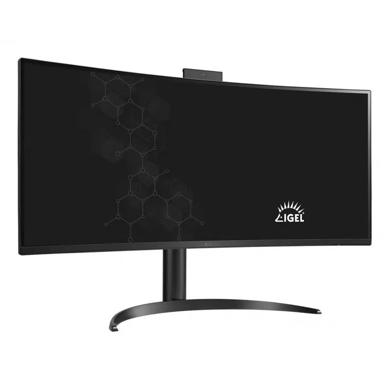 LG 34CR651I-6P All-in-One PC/stacja robocza Intel® Pentium® srebrny N6005 86,4 cm (34 cale) 3440 x 1440 piksele All-in-One cienki klient 8 GB DDR4-SDRAM 16 GB eMMC Wi-Fi 6 (802.11ax) Czarny
