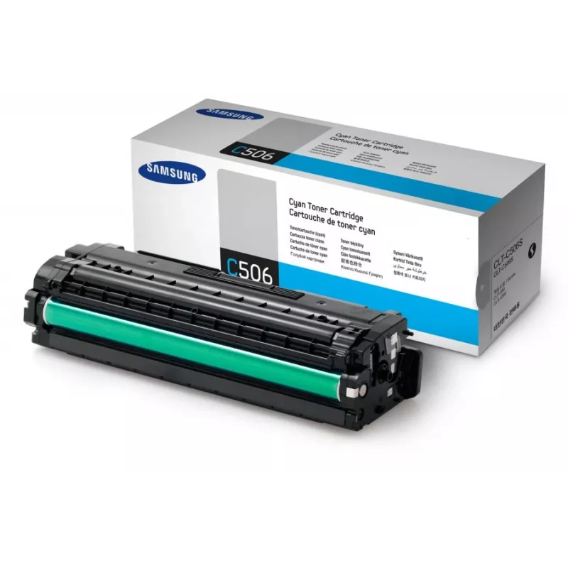 Oryginalny toner Samsung CLT-C506S w kolorze cyjan, 1 szt.