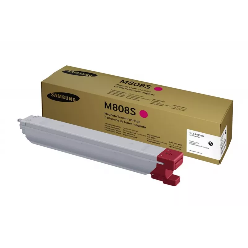 Kaseta z tonerem Samsung CLT‑M808S magenta, laser, wydajność 20 000 stron, 1 szt.