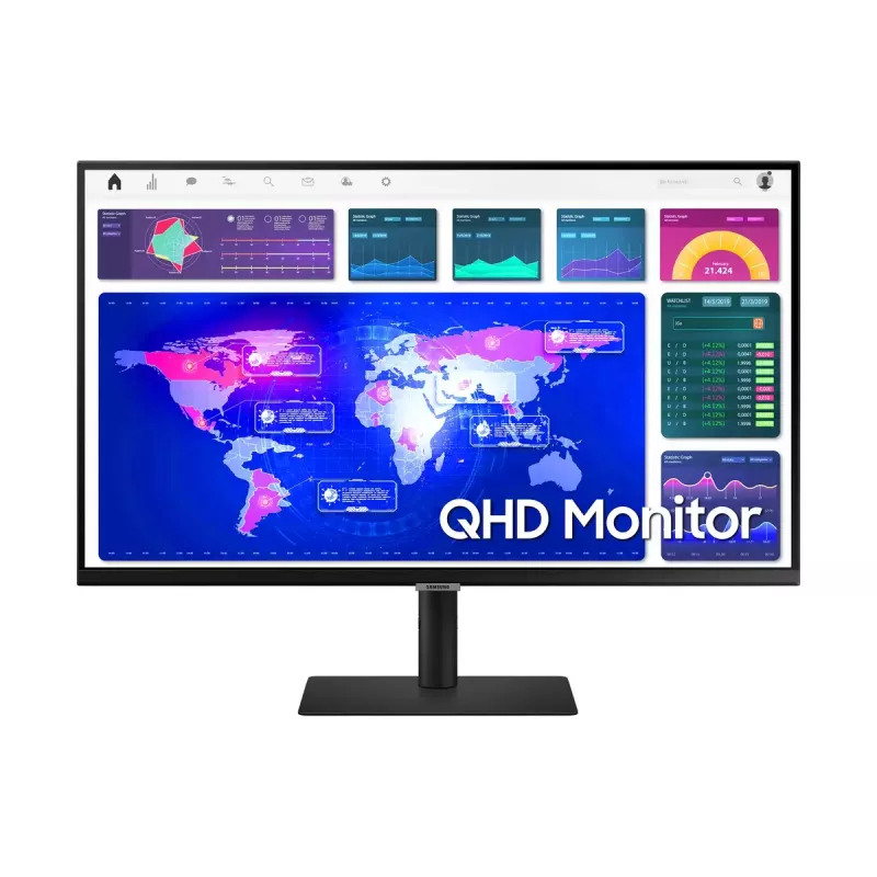 Monitor komputerowy Samsung S32A600NWU 81,3 cm (32 cale) 2560 x 1440 pikseli Quad HD Czarny