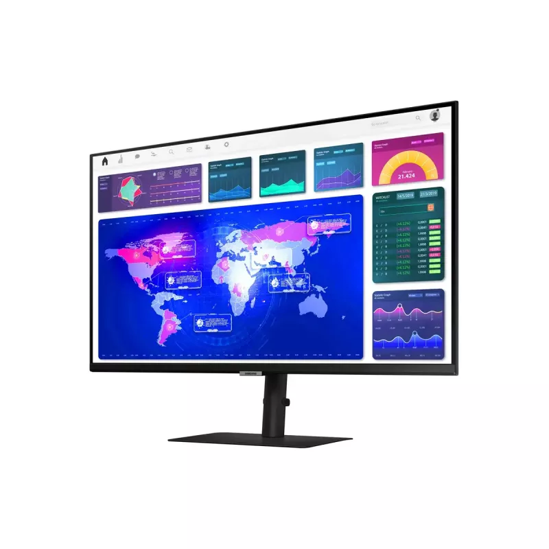 Monitor komputerowy Samsung S32A600NWU 81,3 cm (32 cale) 2560 x 1440 pikseli Quad HD Czarny