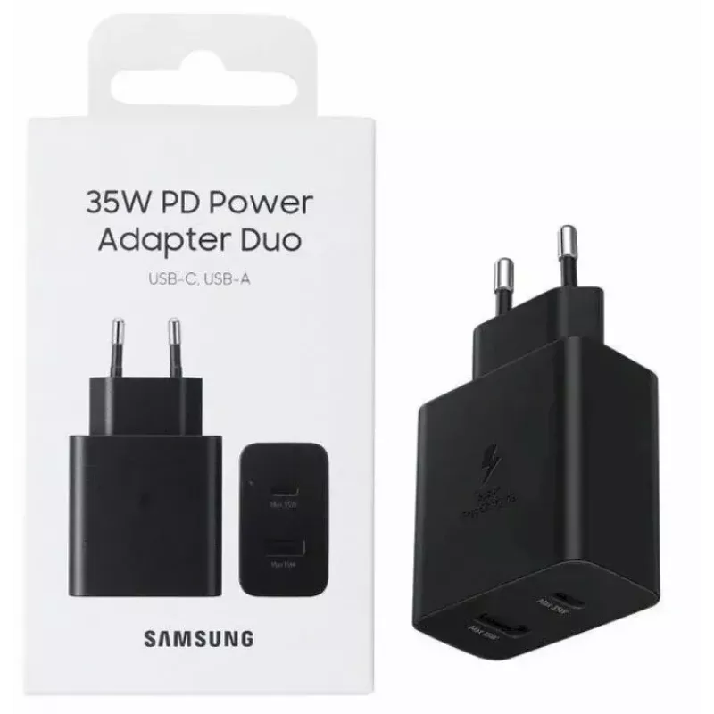 Samsung EP-TA220NBEGEU ładowarka do urządzeń mobilnych Słuchawki, Zestaw słuchawkowy, Laptop, Smartfon, Smartwatch, Tablet Czarny AC Wewnętrzna
