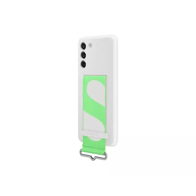 Samsung Silicone tylna obudowa z Strap biały Samsung Galaxy S21 FE