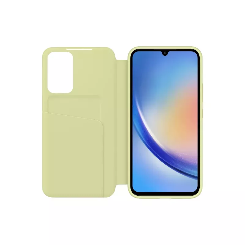 Samsung EF-ZA346 etui na telefon 16,8 cm (6,6 cala) Etui typu portfel Limonka