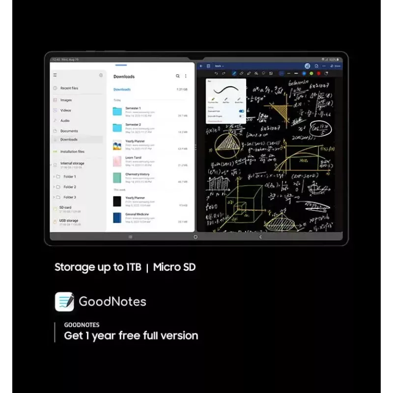 Samsung Galaxy Tab S9 SM-X716B 5G Snapdragon 128 GB 27.9 cm (11 cali) 8 GB Wi-Fi 6 (802.11ax) Android 13 Grafit