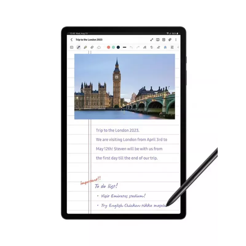 Samsung Galaxy Tab S9 SM-X716B 5G Snapdragon 128 GB 27.9 cm (11 cali) 8 GB Wi-Fi 6 (802.11ax) Android 13 Grafit
