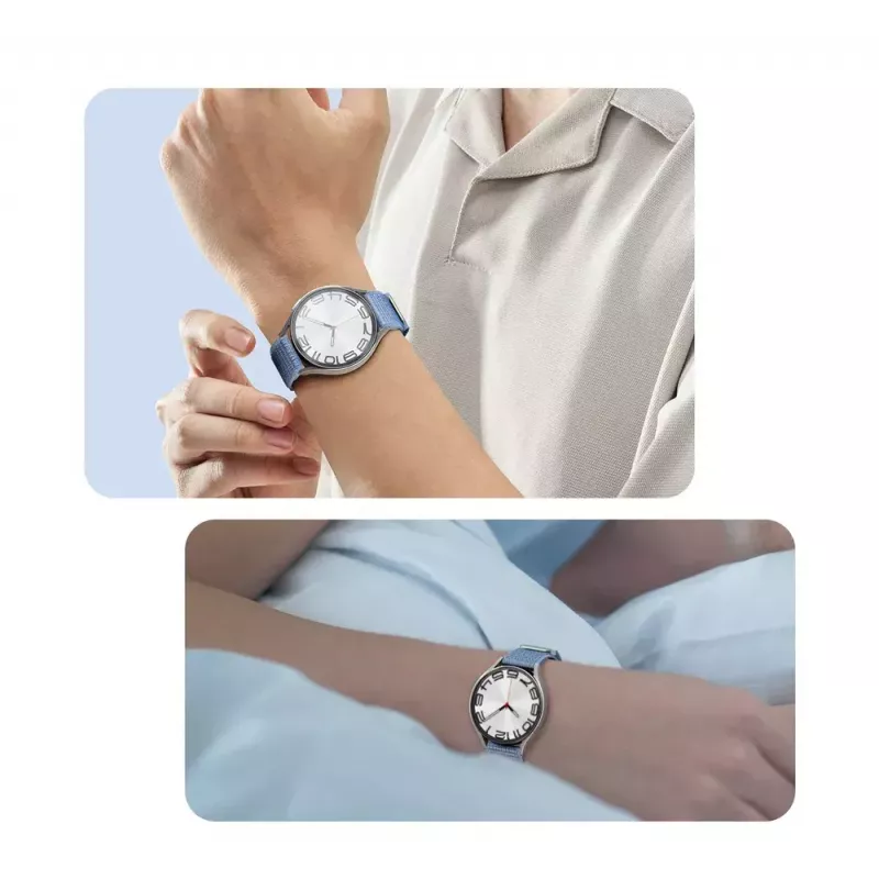 Pasek do smartwatchy Samsung ET-SVR94LUEGEU — beżowy materiałowy pasek zastępczy