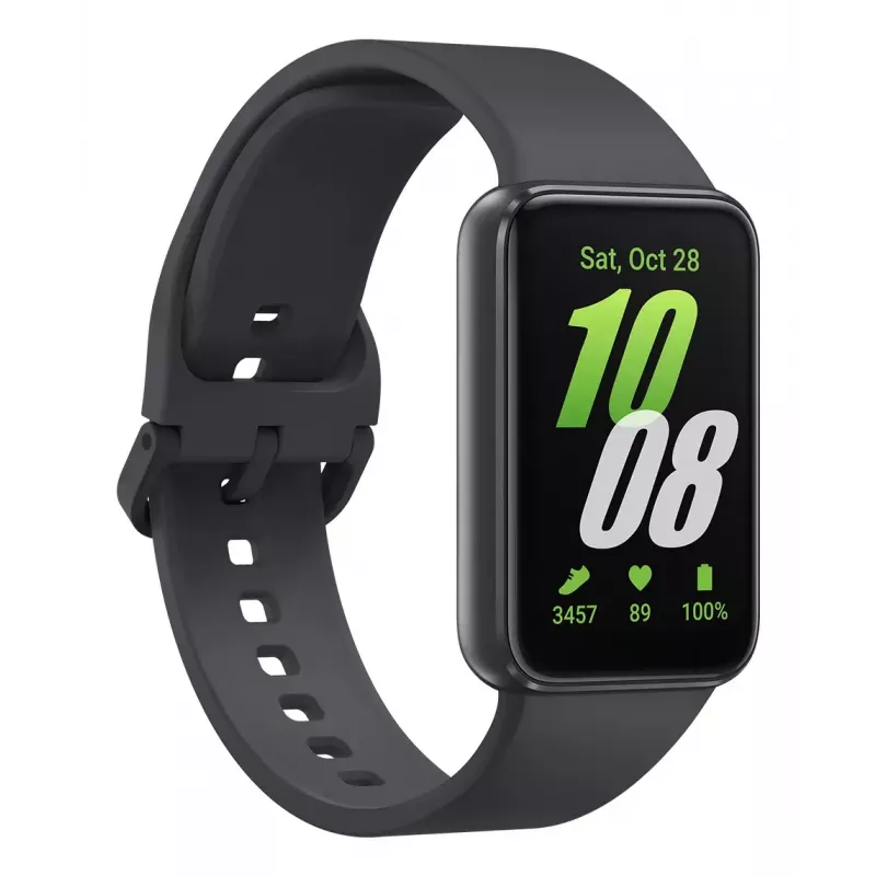 Samsung Galaxy Fit3 4,06 cm (1,6 cala) AMOLED 40 mm Cyfrowy 256 x 402 pikseli Ekran dotykowy Szary