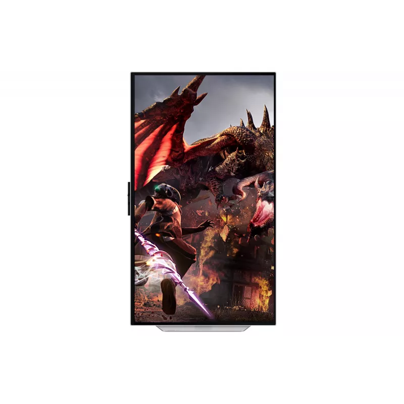 Monitor komputerowy Samsung G80SD 81,3 cm (32 cale) 3840 x 2160 pikseli 4K Ultra HD OLED Srebrny