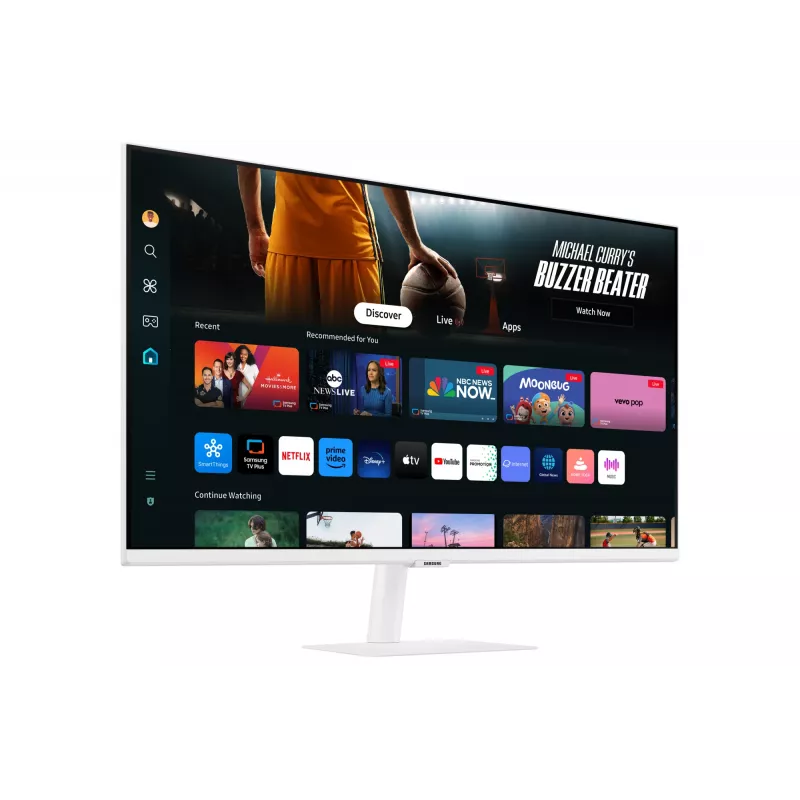 Monitor komputerowy Samsung M70D 81,3 cm (32 cale) 3840 x 2160 pikseli 4K Ultra HD LED Biały