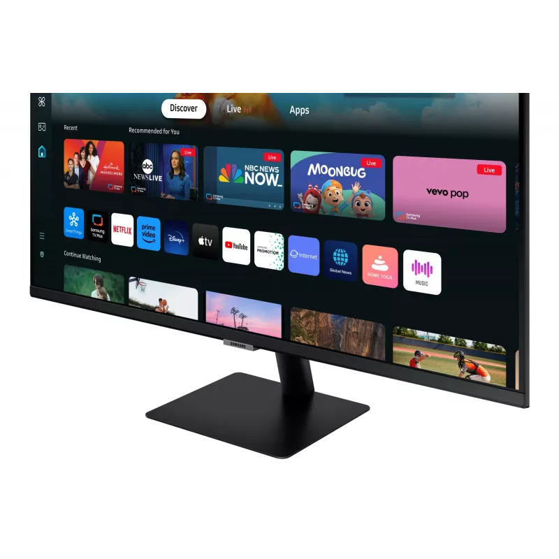 Samsung M50D monitor komputerowy 68,6 cm (27 cali) 1920 x 1080 pikseli Full HD LED Czarny