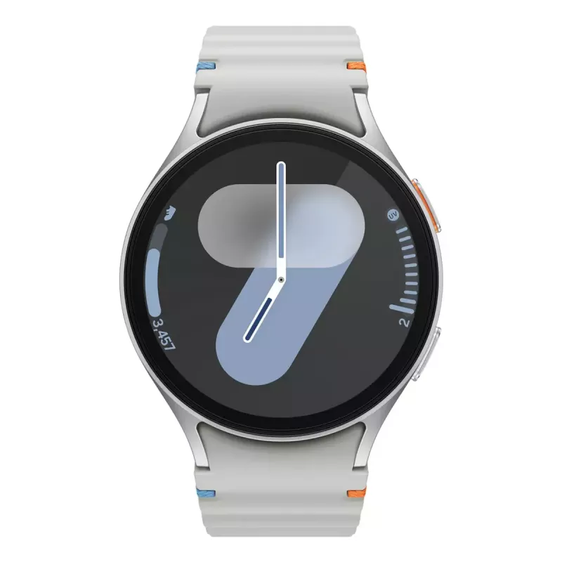 Samsung Galaxy Watch7 3,81 cm (1,5 cala) AMOLED 44 mm cyfrowy 480 x 480 pikseli ekran dotykowy 4G srebrny Wi-Fi GPS (satelitarny)