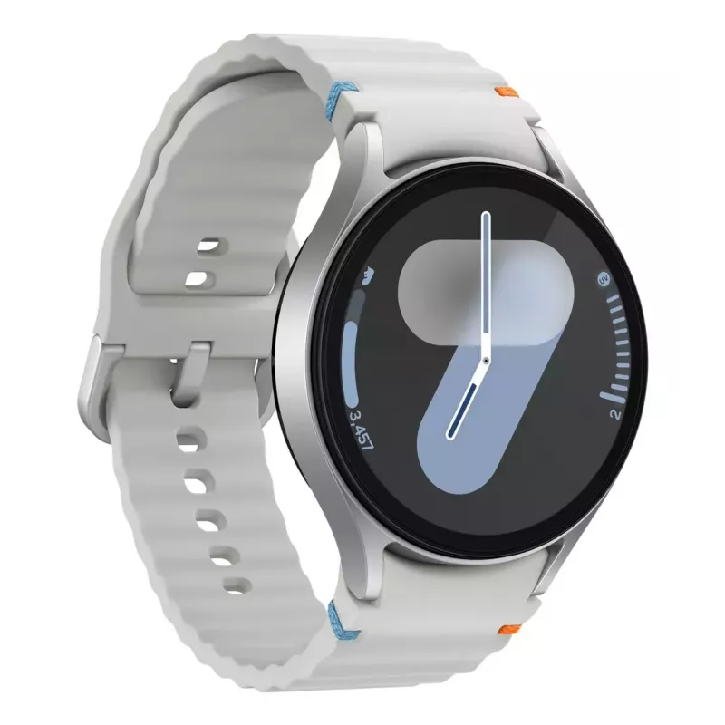 Samsung Galaxy Watch7 3,81 cm (1,5 cala) AMOLED 44 mm cyfrowy 480 x 480 pikseli ekran dotykowy 4G srebrny Wi-Fi GPS (satelitarny)