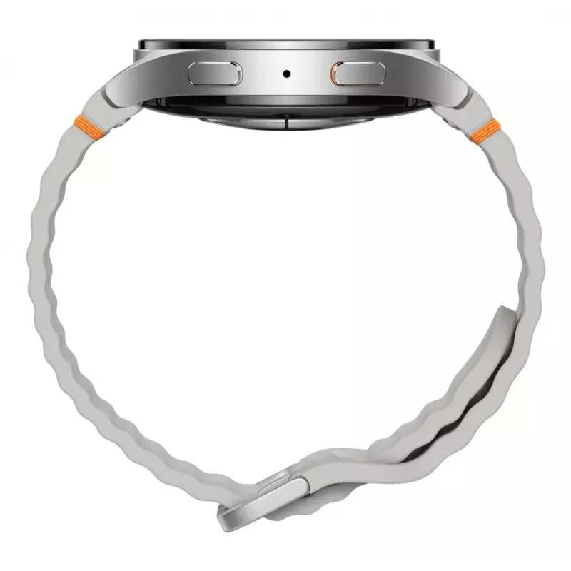 Samsung Galaxy Watch7 3,81 cm (1,5 cala) AMOLED 44 mm cyfrowy 480 x 480 pikseli ekran dotykowy 4G srebrny Wi-Fi GPS (satelitarny)