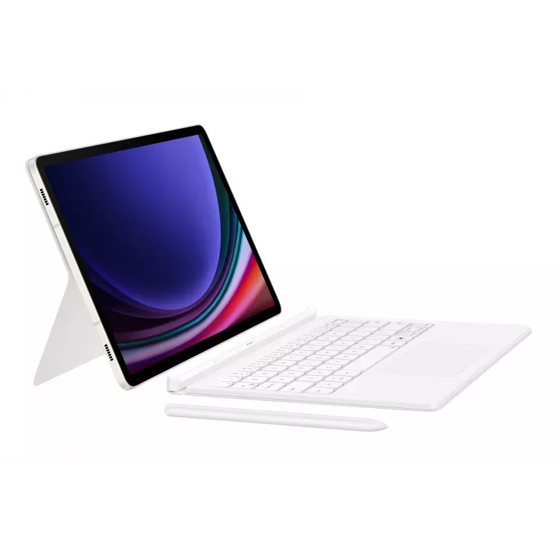 Klawiatura Samsung EF-DX725 QWERTY angielska z touchpadem biała
