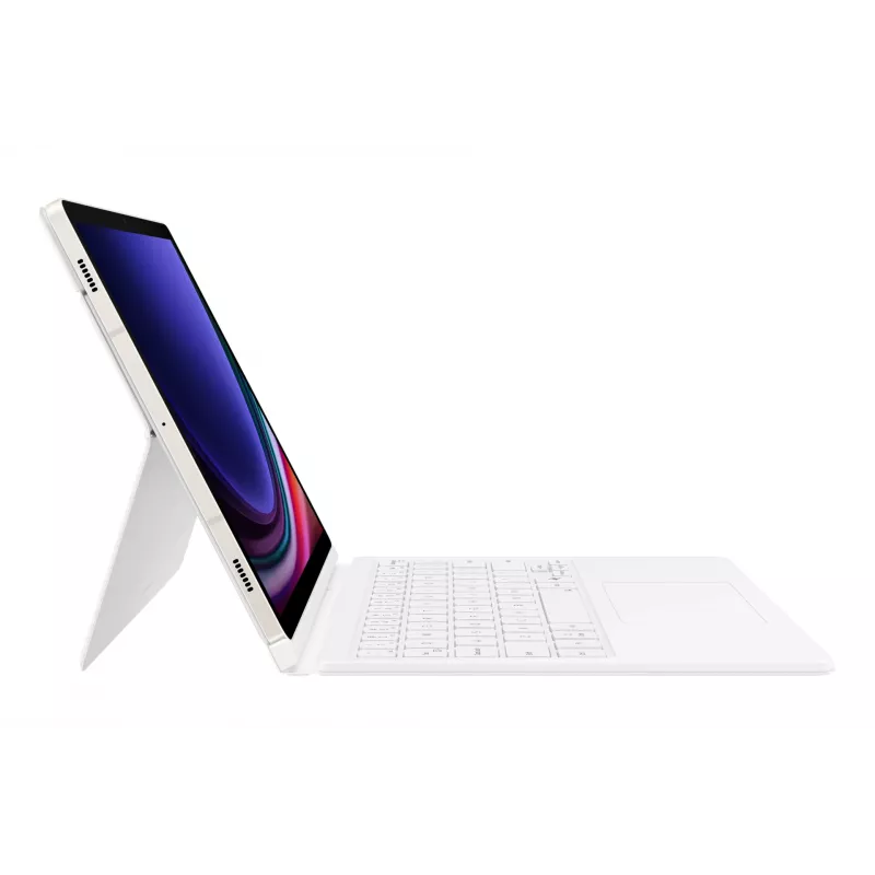 Klawiatura Samsung EF-DX725 QWERTY angielska z touchpadem biała